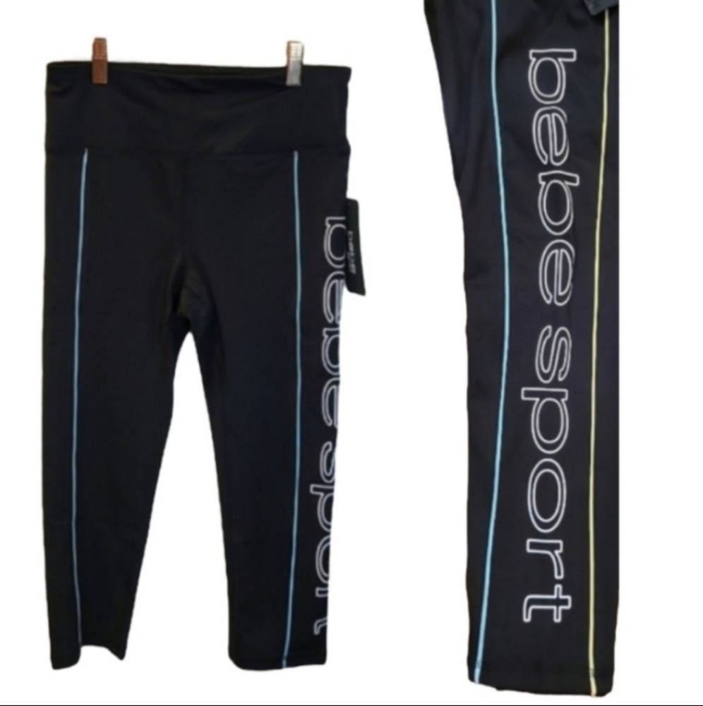 172. NWT BEBE SPORT CROP ACTIVE LEGGING